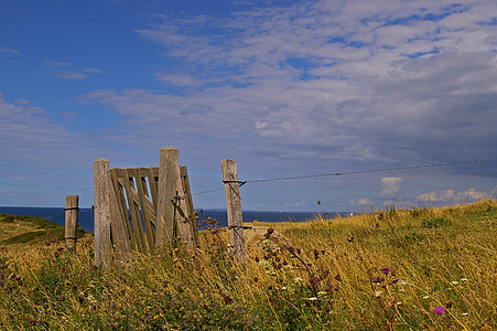 Gate, Dánsko, dánsky coast, Ostrov, Fyns hoved, Baltského mora, dánsky Baltského