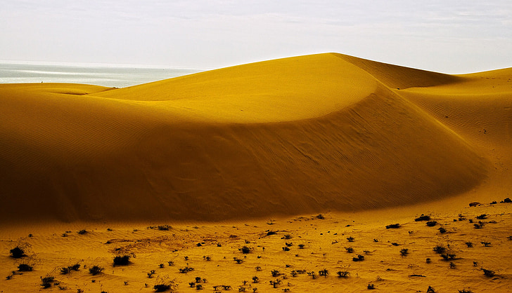 dunes de sable, désert, sable, dune, MUI ne, Phan thiet, Viêt Nam