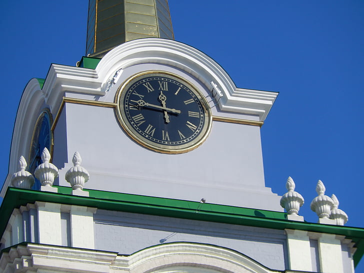 clock, belfry, showplace, tourism, religion, christianity, orthodox