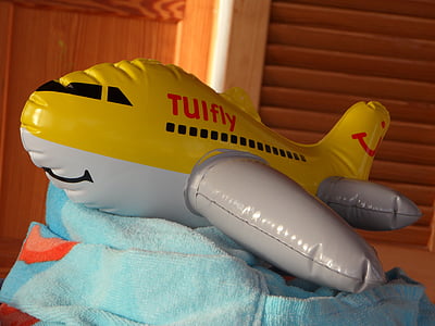 samolot, nadmuchiwane, dzieci zabawki, zabawki, dziecko, dzieci, lotu