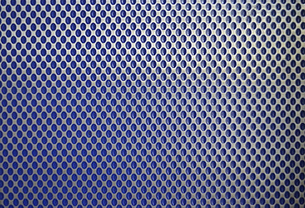blau, fons, paper d'empaperar, Full, metall, paret, adorn