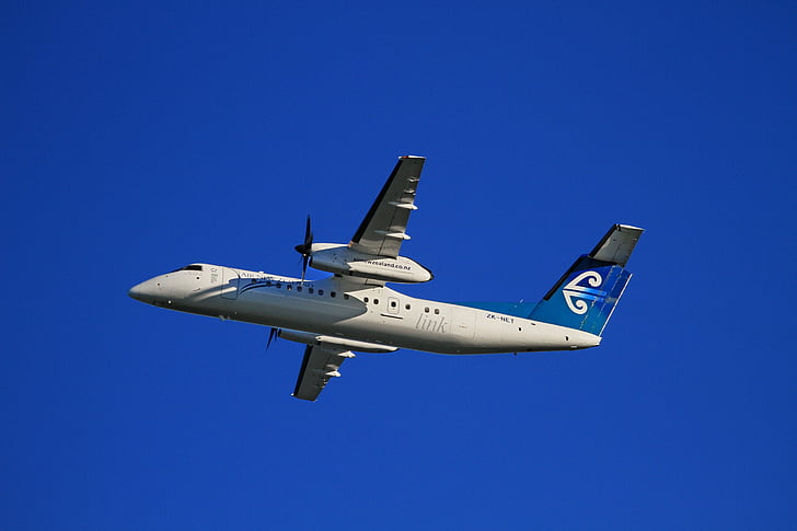 fly, Air new zealand, flyvemaskine, Air nelson, de havilland canada, DHC-8-311q dash 8, Auckland airport