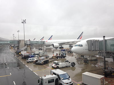 letališče, Airbus, Boeing, Francija