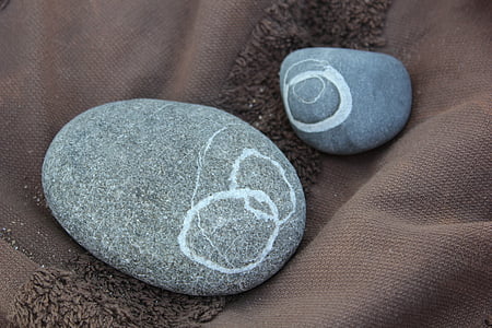 sten, Sassi, symbol, uendelig, sten, baggrund, afslapning