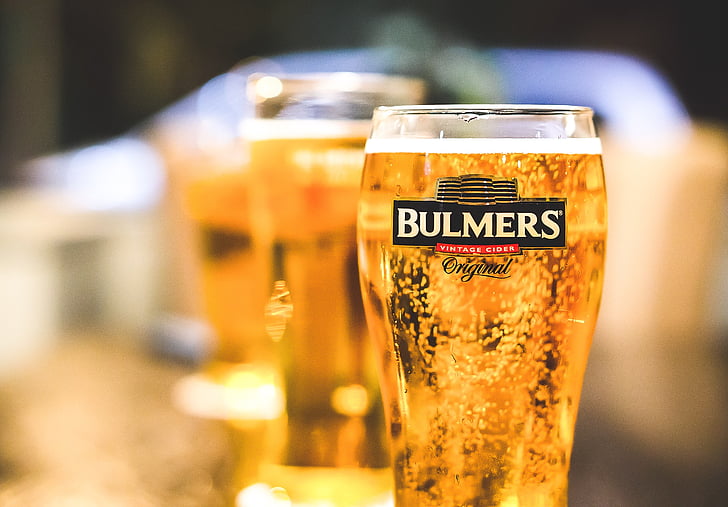 cider, pint, glas, Stein, Bulmers, Thristy, Bubbly