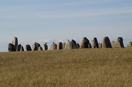 kamene, kamenné lode, posvätné miesto, Viking, kameň, ktorým, náboženstvo, Kultúra