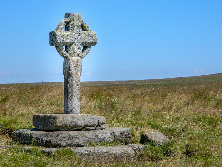 kříž, cesta, náboženství, Compostelle, Pierre, keltské
