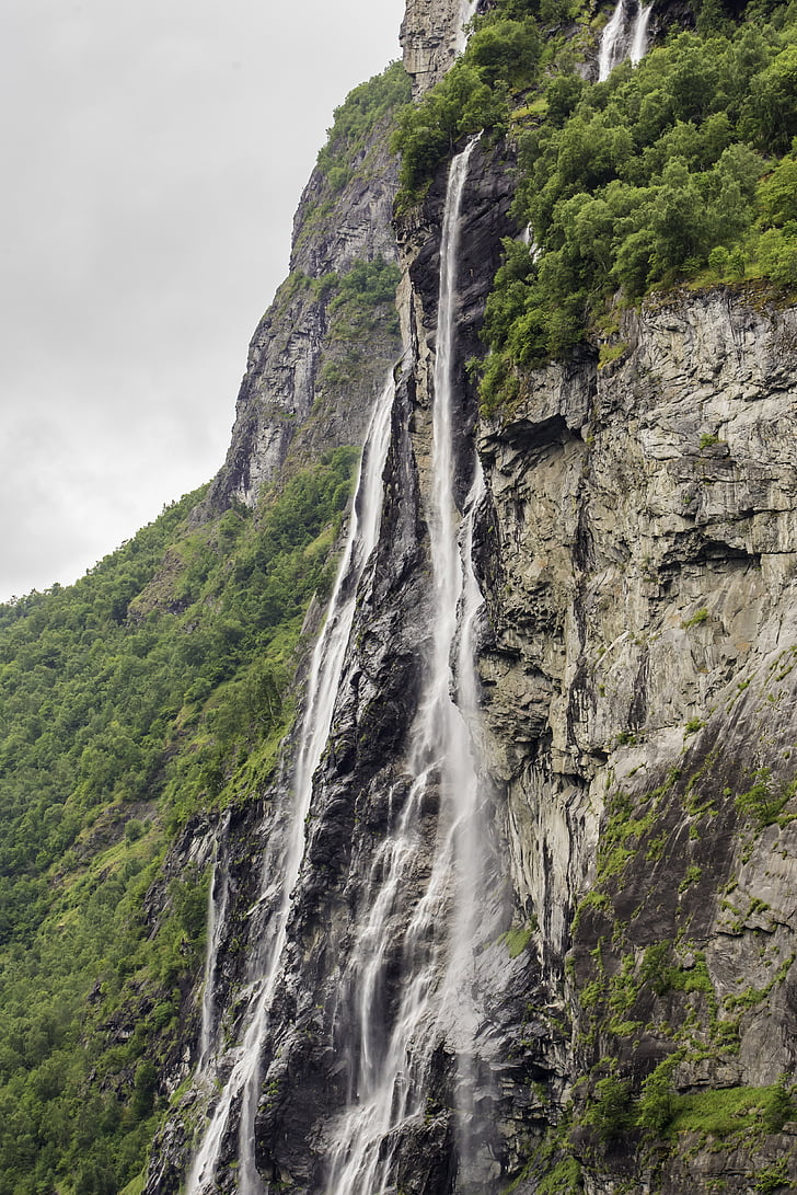 cascada, Majestic, l'aigua, paisatge, viatges, muntanya, Roca