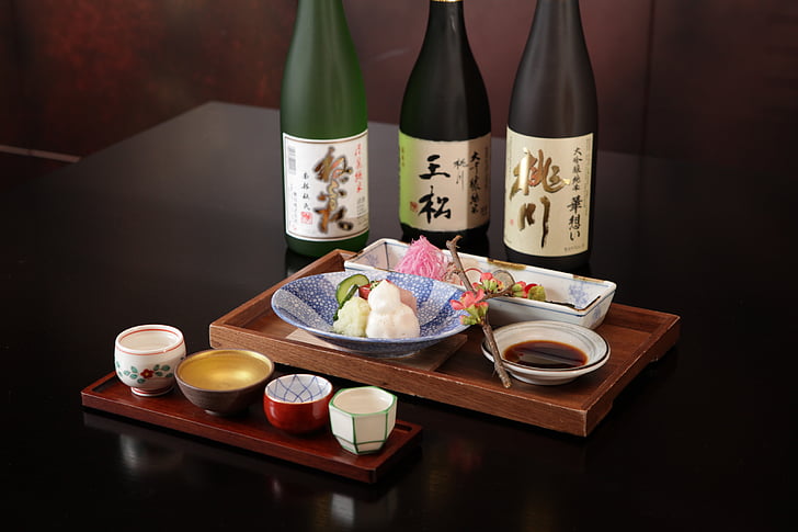 Σούσι, Japans, τροφίμων, κρασί από ρύζι