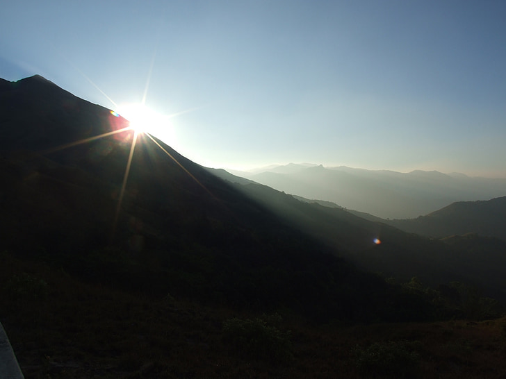 sun, nature, scenic, india, forests, western ghats, sahyadri