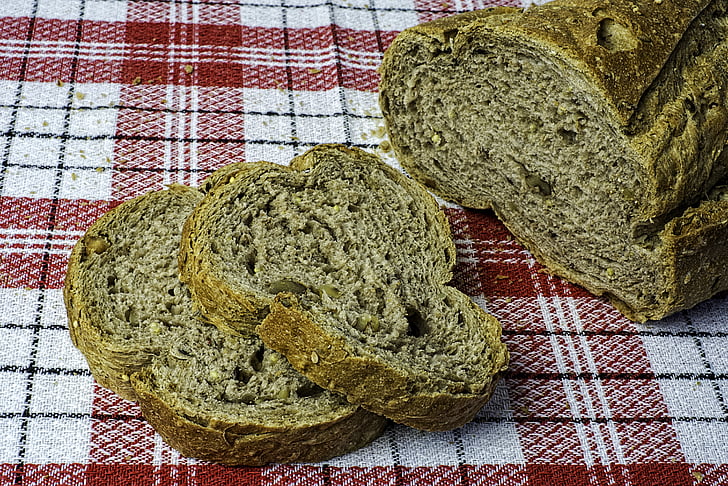 хляб, хлебни, Сусамово семе, на здравето, сол, чесън, текстура