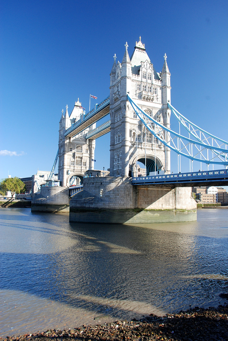 Londres, riu, l'aigua, Pont, arquitectura, disseny d'arquitectura, estructura