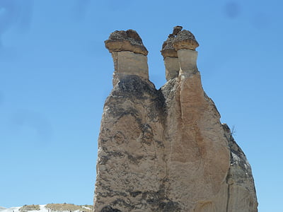 şömineler, Kapadokya, Türkiye