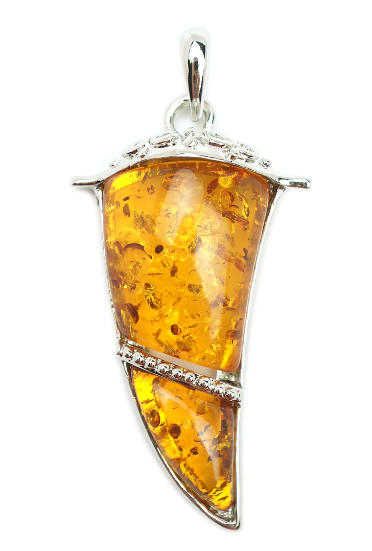amber, pendant, jewelry, talisman, amulet, jewellery, silver