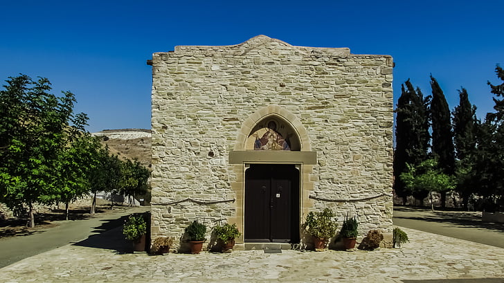 Monastère de, byzantine, médiévale, Église, architecture, XIVe siècle, Panagia stazousa