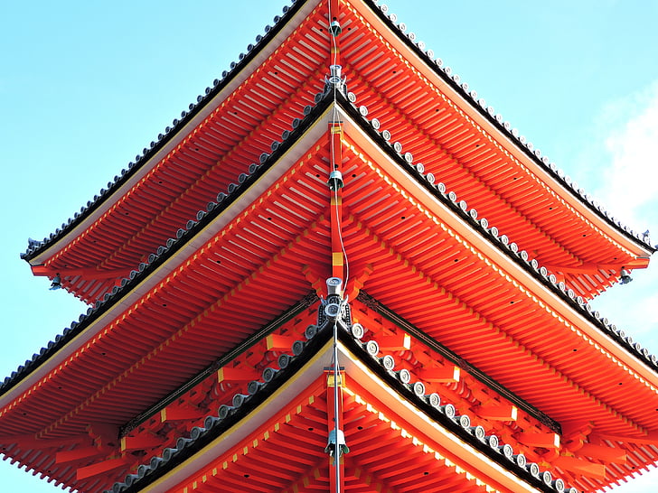 Kyoto, Japan, templet, japansk stil, Fushimi inari shrine, buddhistiskt tempel, Karlsson
