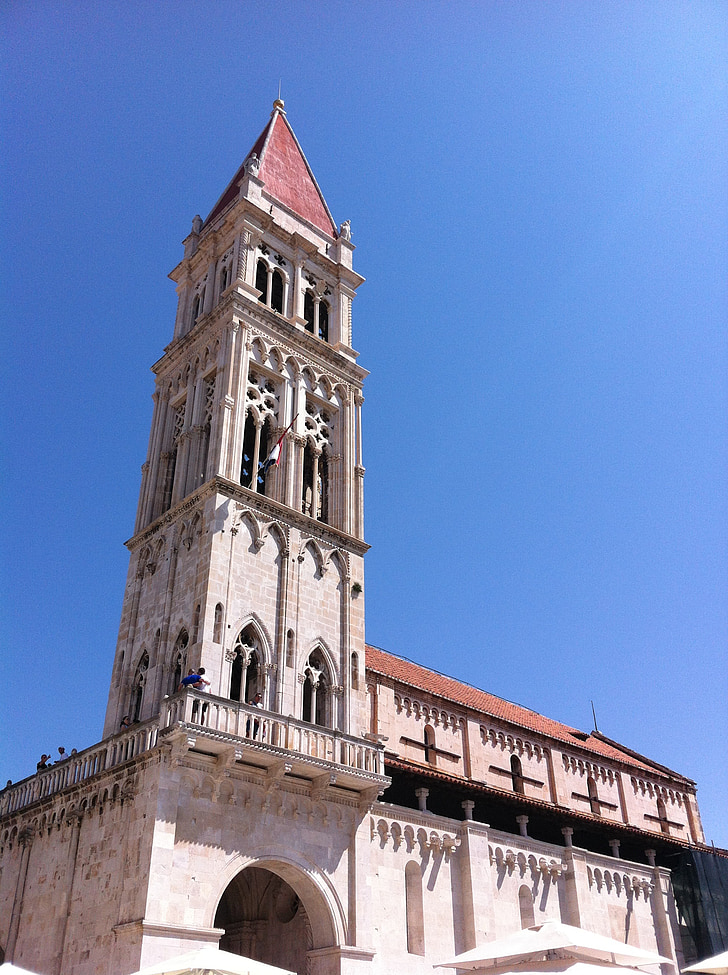katedraali, Trogir, Kroatia, Euroopan, arkkitehtuuri, Dalmatia, Adriatic