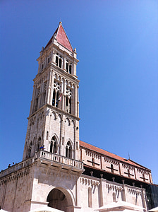 Domkyrkan, Trogir, Kroatien, Europa, arkitektur, Dalmatien, Adriatiska havet