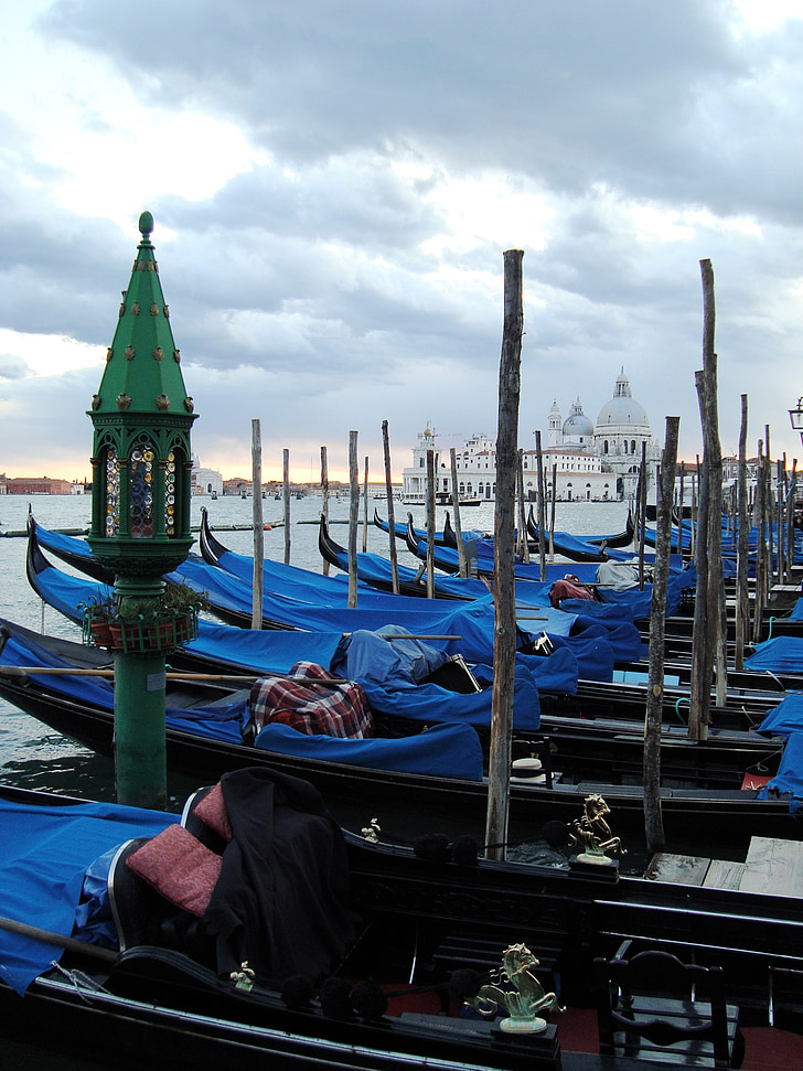 Venezia, Italia, Italia, città, gondole, Venezia - Italia, Gondola