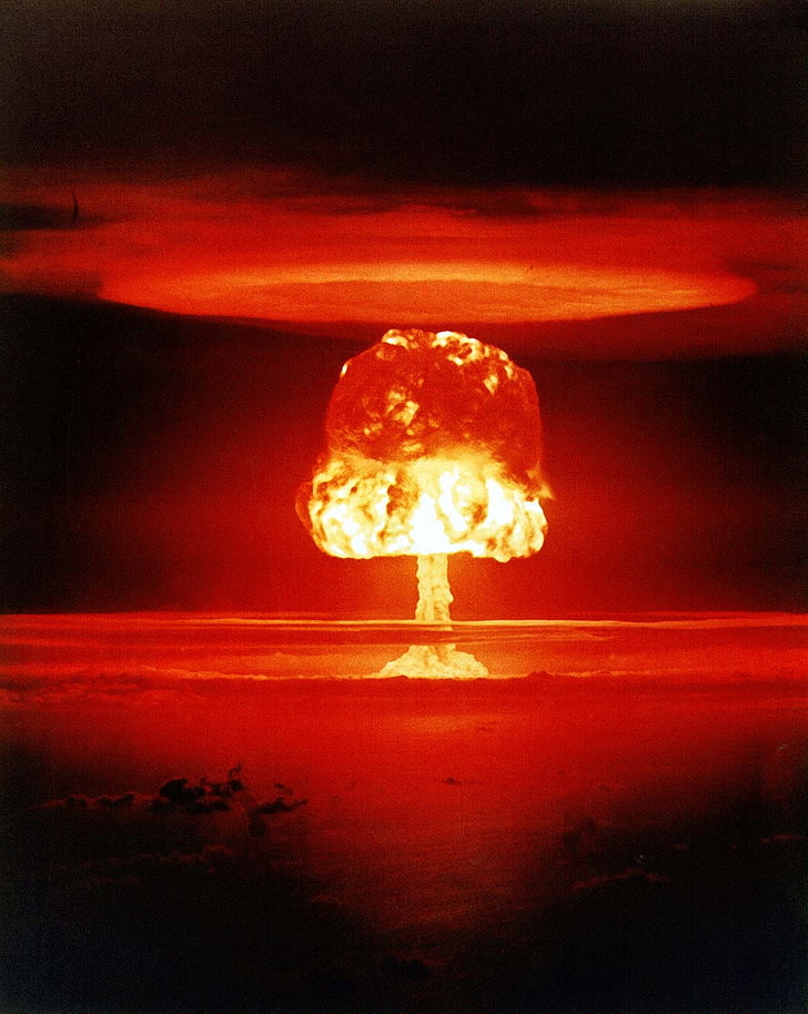 атомна бомба, гъба облак, експлозия, оръжия за масово унищожение, унищожаване, масово унищожение, оръжие