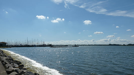 maasholm, schlei, water, germany, mecklenburg, boats, nature