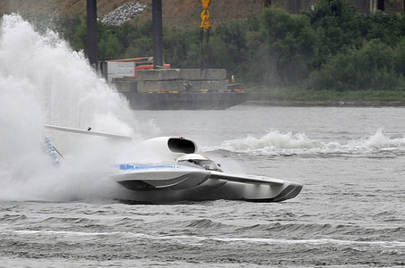Hydro racing, båd, vand, hastighed, hurtig, hydroplan, speedbåde