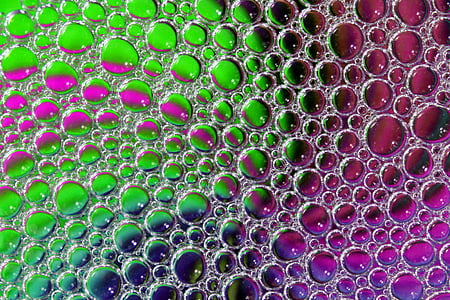 makro, abstrakt, sæbe, bobler, refleksion, vand og sæbe, baggrunde