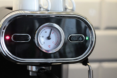 aparat za kavu, espresso, kafić, svježa kava, miris kave, krupne, pokazatelj