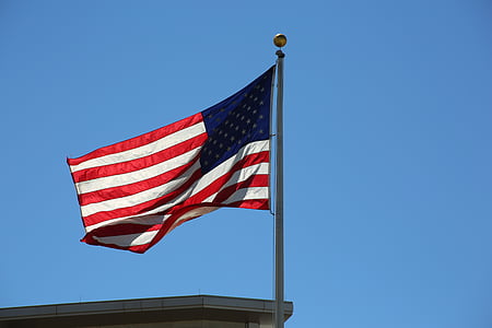 vlajka, Spojené státy americké, Patriot, Americká, vlastenecké, modrá, Amerika