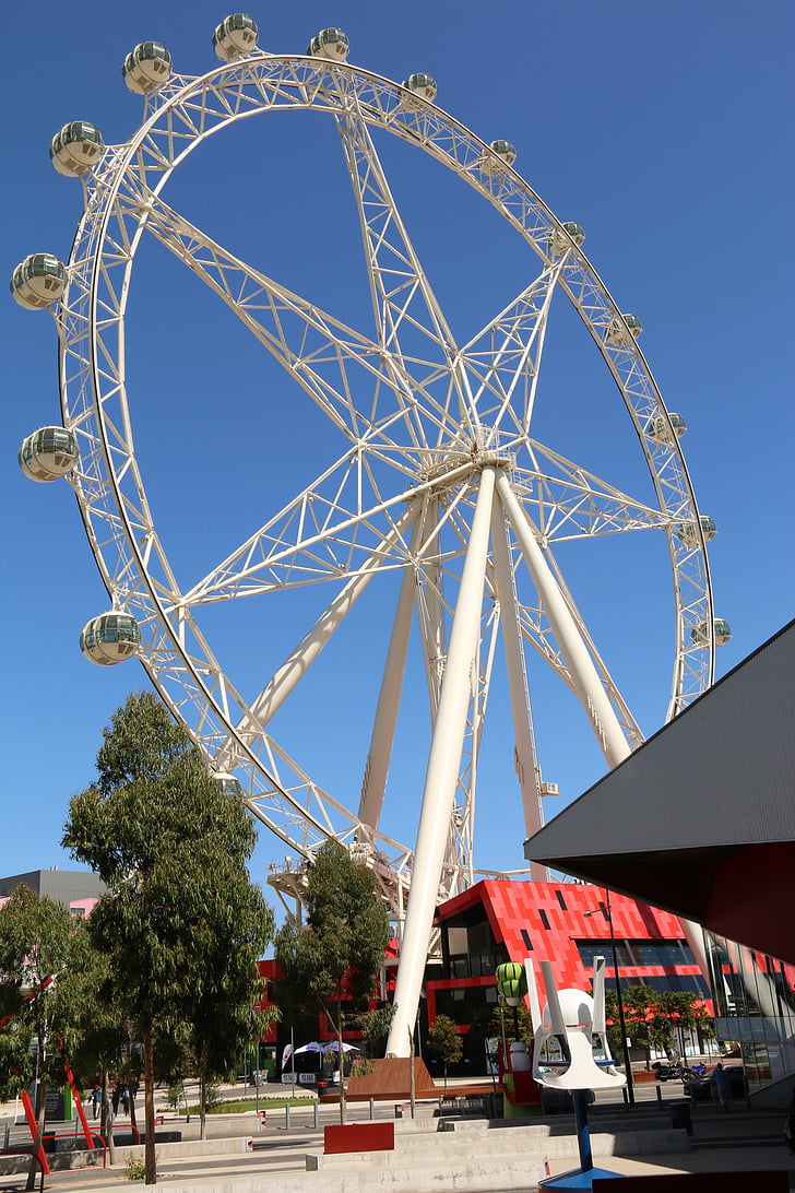Melbourne zvezda, trajekt kolesa, Trajekti kolesa, turistična atrakcija, Avstralija, panoramsko kolo Wiener Riesenrad, Big wheel
