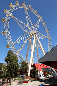 Melbourne hvězda, trajekt kolo, trajekty kolo, turistická atrakce, Austrálie, Ruské kolo, velké kolo