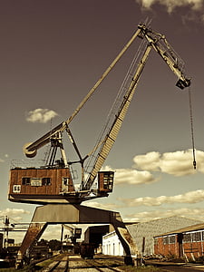 Crane, rör, lyft kran, laster, Cargo, hamnkranar, industrin