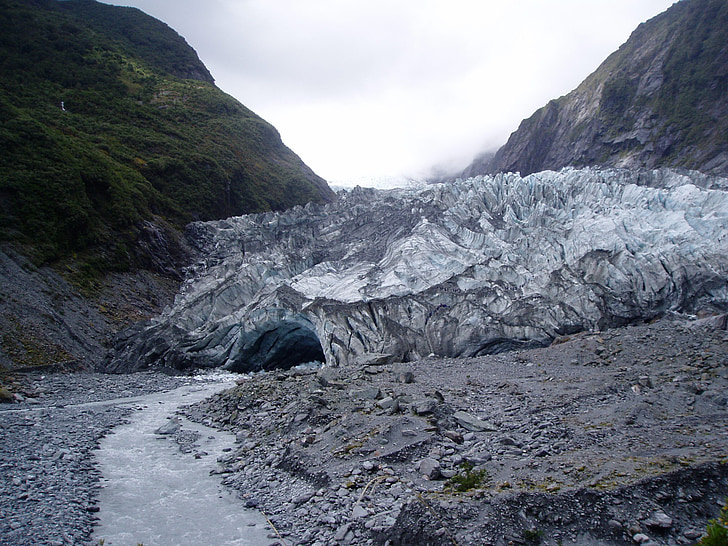Novi Zeland, Sjever otoka, ledenjak Franz josef