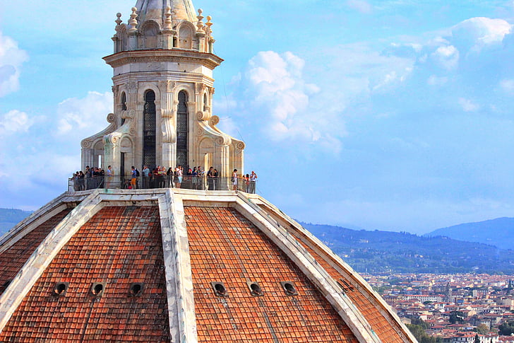 Firencī, Florence, Itālija, Itāliešu, arhitektūra, vēsturisko, katedrālē