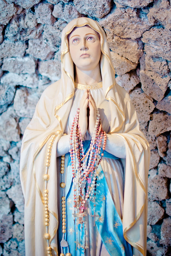 Maria, Santo, mãe, Madonna, Figura, fé, estátua