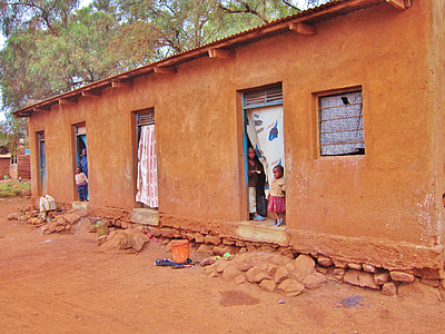 karatu, Tanzania, Afrika, rumah, rumah, arsitektur, desa
