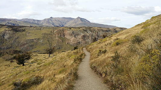 hegyi ösvény, az Andok trail, a jövő felé, Remélem, hegyi, természet, táj