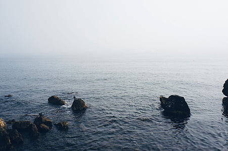 Mar, oceà, l'aigua, ona, natura, roques, Costa