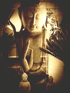 Buddha, buddhizmus, fernöstlich, bronz szobor, ábra, Ázsia, vallás