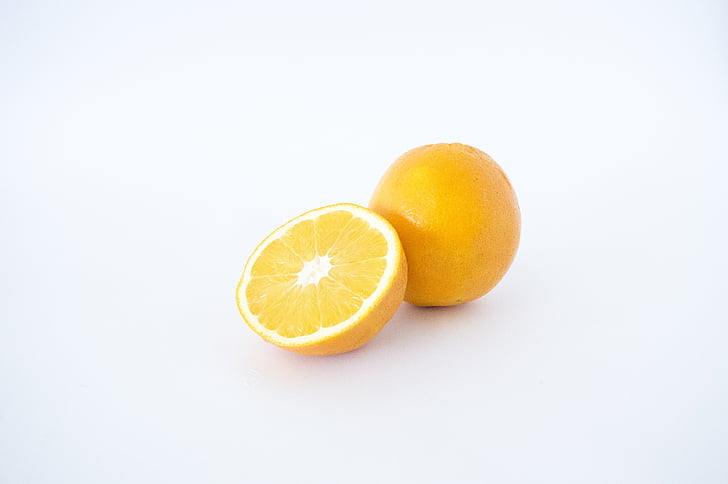 apelsinai, gabalas, oranžinė, maisto, vaisių, sveikas, šviežios