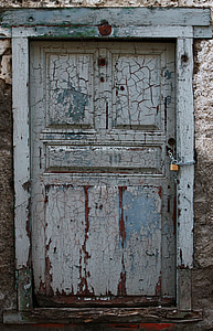 gamle dør, antik, tekstur, låst dør, døren