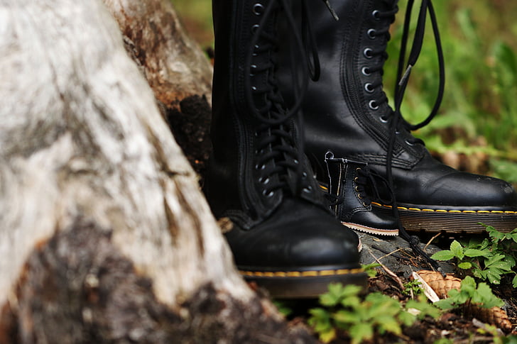 boots, tiny, footwear, forrest, wood, fashion, dr