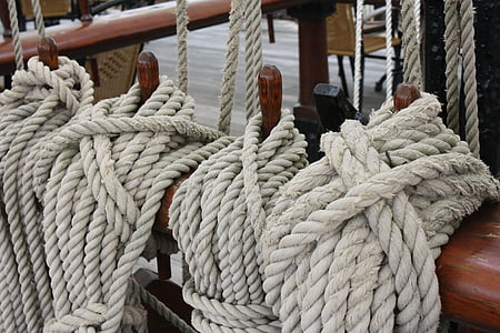 cuerdas, deshielo, marinera, para hacer punto, cordaje, de fijación, atascos de tráfico de la nave