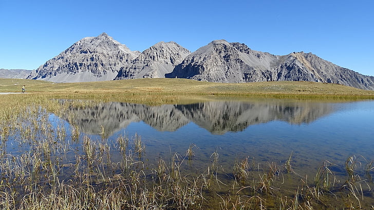 bellety, reflection, lake, mountain, landscape, nature, scenics
