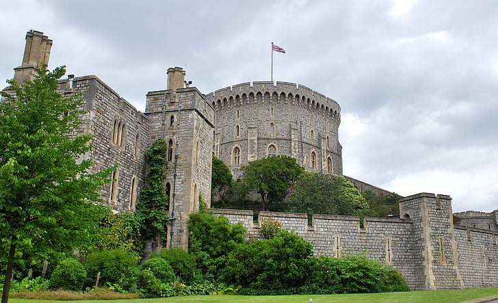Windsor castle, věž, Anglie, Architektura, Velká Británie, Historie, palác