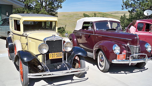vintage automašīnām, veco automašīnu, klasisks auto, Hot rod, vīnogu novākšanas, klasika automašīnām, autobūve