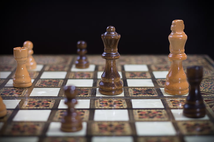 board game, challenge, chess, chess board, game, pawn, strategic