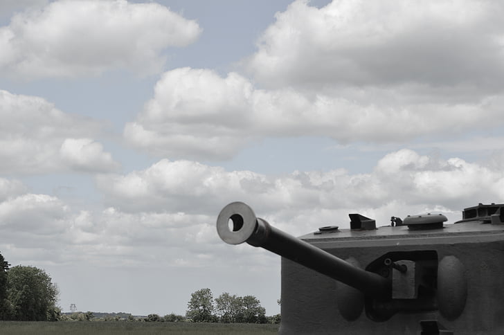 Char, tank, vojaški, Normandija, drugi svetovni vojni, vojne, nebo