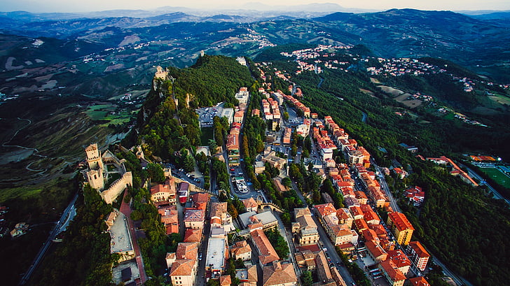 San Marinon, City, kaupunkien, rakennukset, arkkitehtuuri, matkustaa, kaupunki
