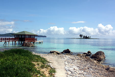Atlàntic, platja, República Dominicana, illa, Carib, illa del Carib, Las galeras